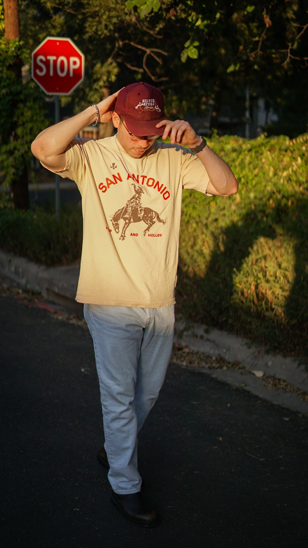 HOOP AND HOLLER Tee